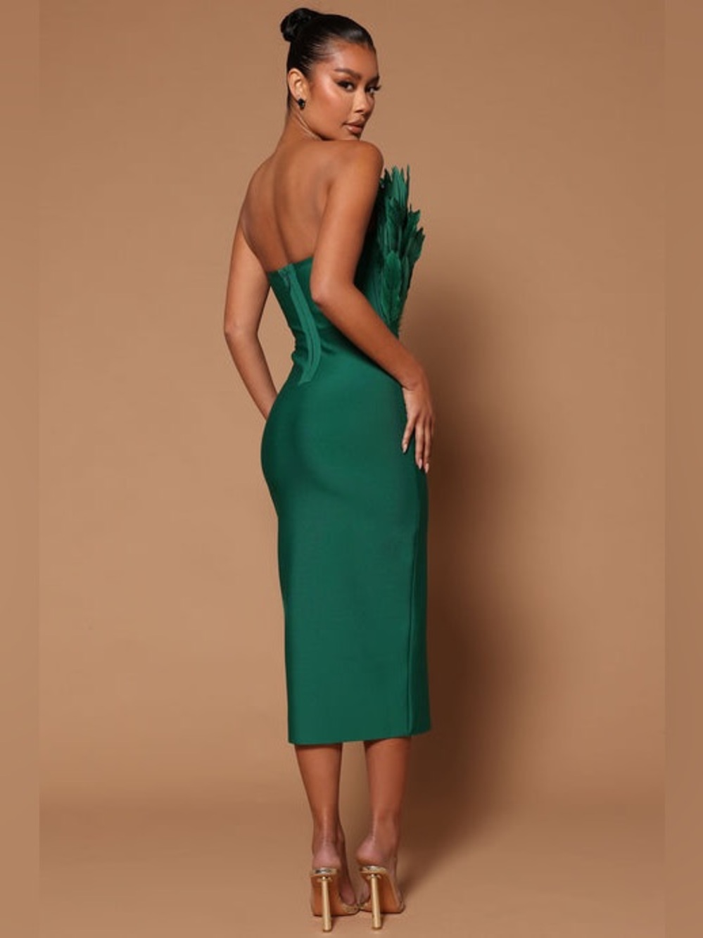 Marianna Bandage Midi Dress - Hunter🥰 - Picture 5 of 8